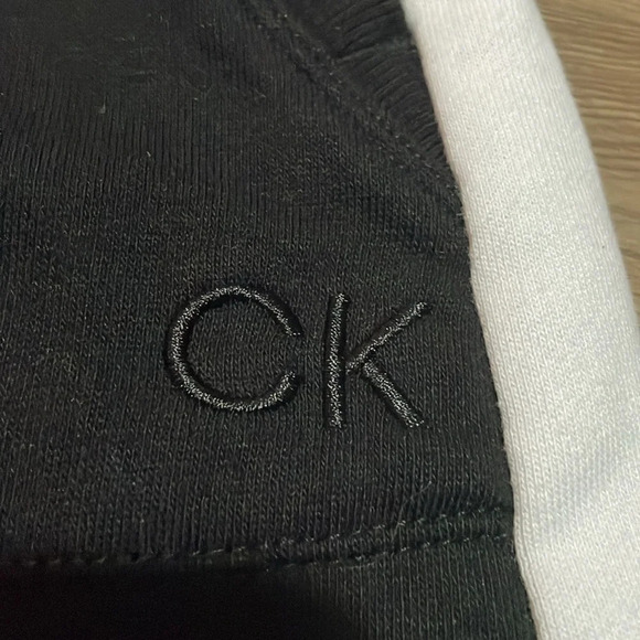 Calvin Klein Side Stripe Athletic mini Skirt Drawstring Size S Black Active - Picture 8 of 13